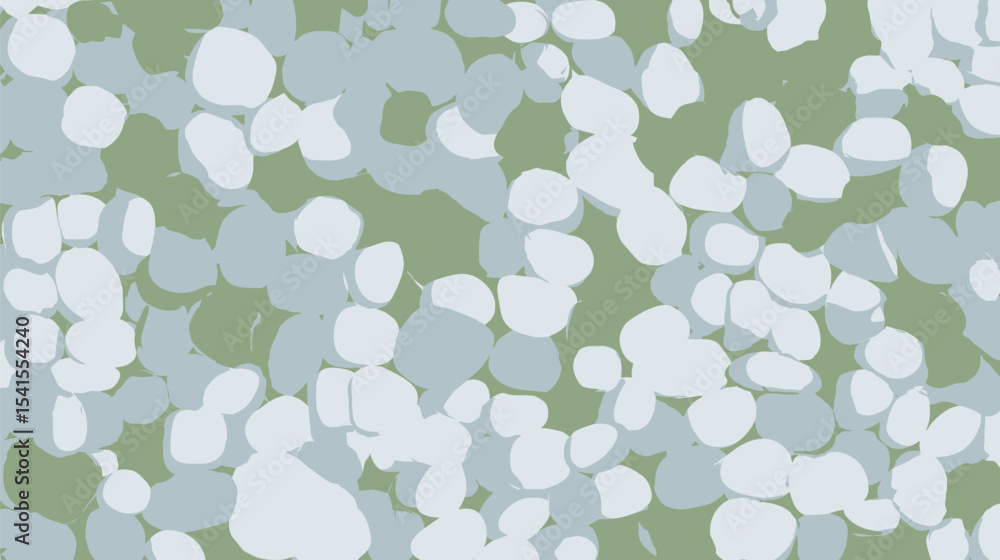 Poster colorful pebbles aggregate decoratively creating visual texture seamless surface