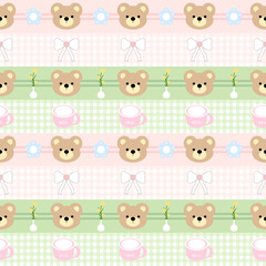 seamless pattern with baby toys