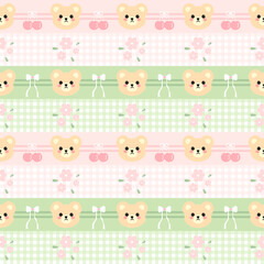 Obraz premium seamless baby pattern