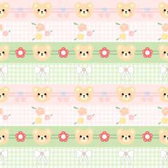 Obraz premium seamless baby pattern