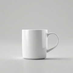 empty white cup