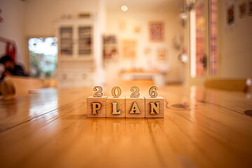 Business growth goals for 2026. Business strategies and budget planning for the new year 2026. Word...