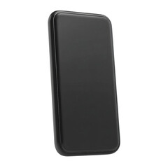 Naklejka premium Sleek black smartphone with a minimalist design and smooth finish.