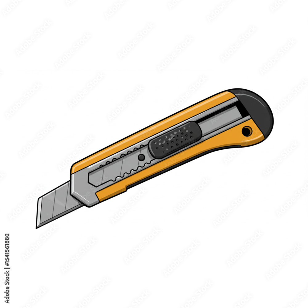 Poster a sharp utility knife design perfect for crafting logos branding projects and web icons showcasing d