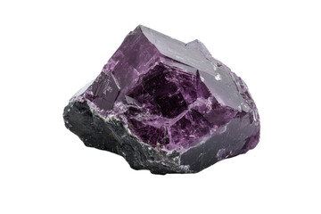 Fototapeta premium Stunning Purple Crystal Specimen - A Natural Gem