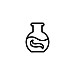 Liquid Swirl in Beaker Icon