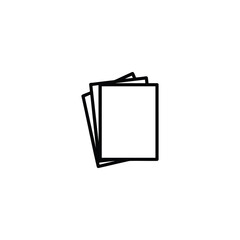 Paper Stack Offset Sheets Icon