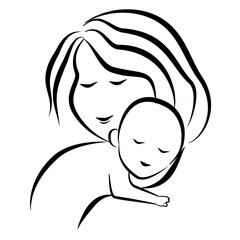 mother and child, themes of love, nurturing, and the bond between parent and offspring.