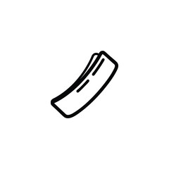 Rubber Material Abstract Bend Icon
