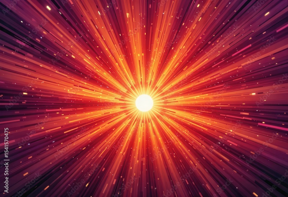 Aufkleber bright and vibrant abstract background for desktop displays and computer monitors