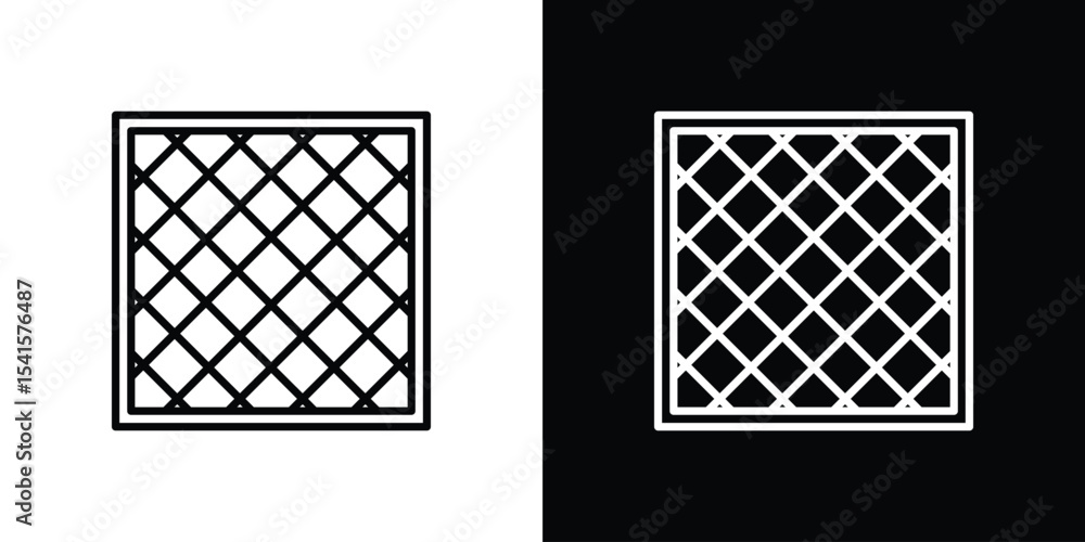 Poster Mosquito net icon design. simple stroke line vector icon set