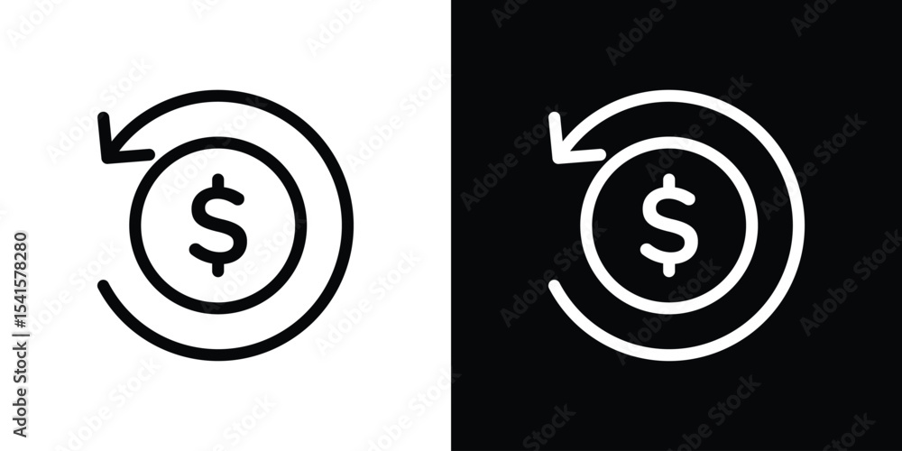 Poster kip icon design. simple stroke line vector icon set