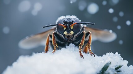 Nutrition during the winter when insects are not readily available
