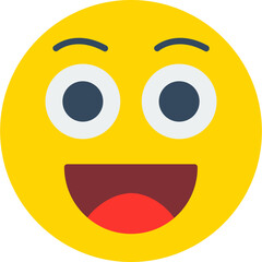 Laughing Vector Icon Design