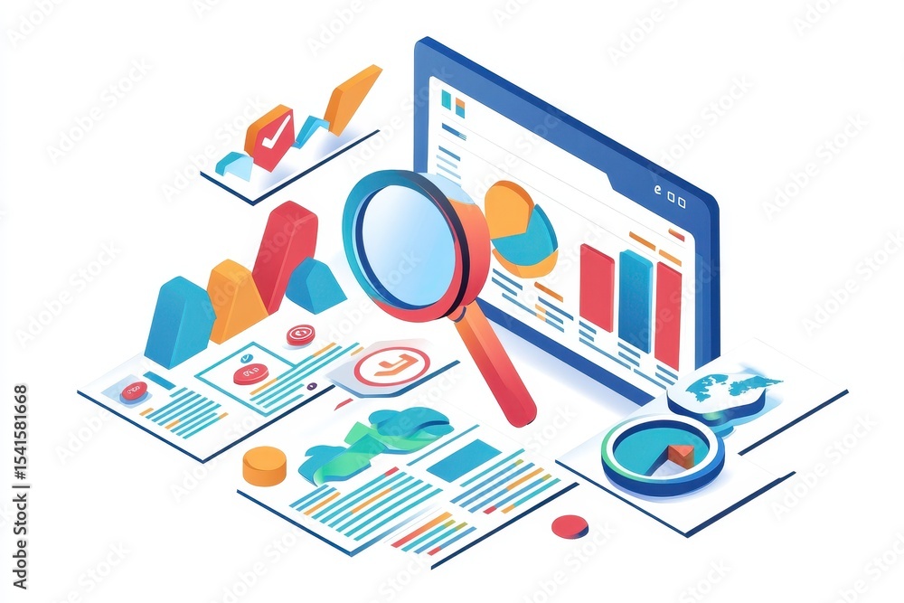 Aufkleber data analysis tools showcase insights on growth trends and metrics for businesses