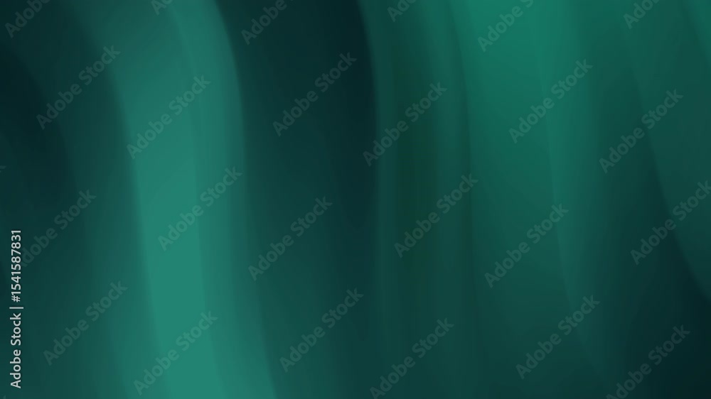 Poster dark teal green gradient background with vertical, blurry streaks of lighter and darker shades creat