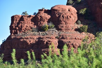Red rock formation in Sedona, Arizona.