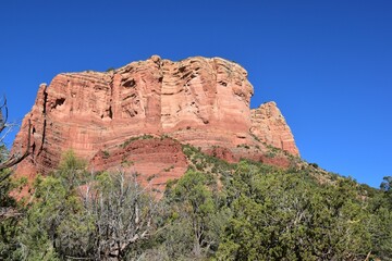 Red rock formations in Sedona, Arizona.