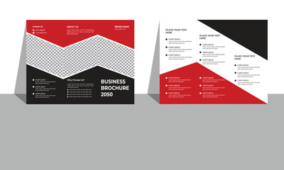 Trifold business brochure design