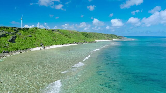 与那国島の海　与那国島　沖縄
