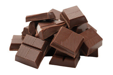 Chocolate bar on isolated 
