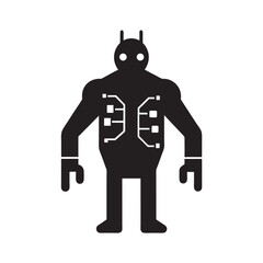 Living Robot Slime Mold Illustration