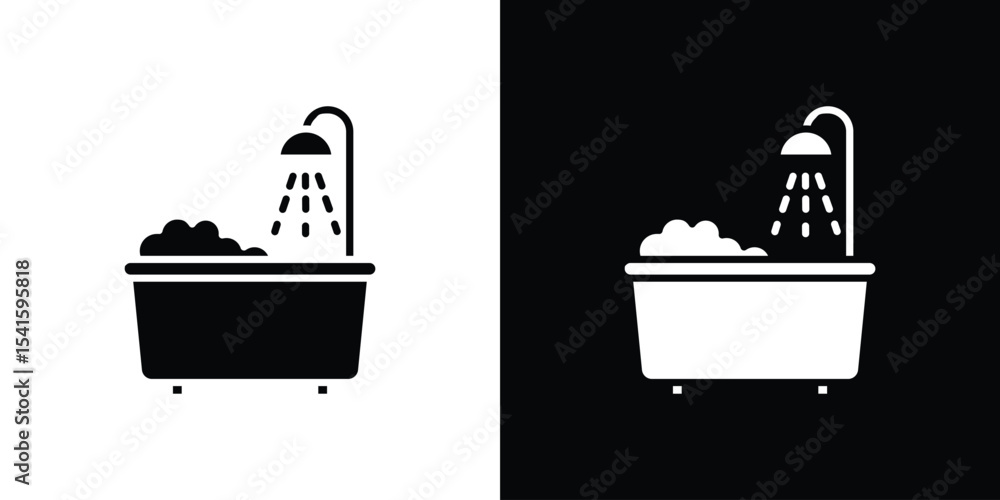 Poster Bath icon Vector scalable graphics