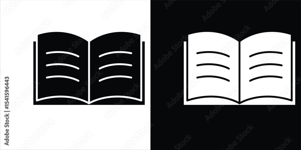 Poster book icon vector scalable graphics