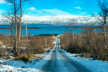 Lake Tornetrask in Abisko - Sweden