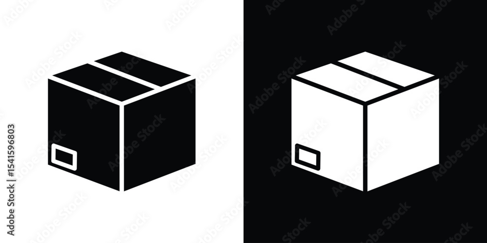 Aufkleber box icon vector scalable graphics