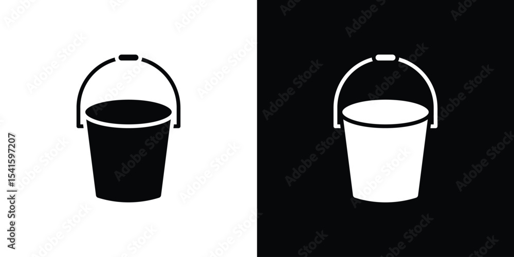 Poster Bucket icon Vector scalable graphics