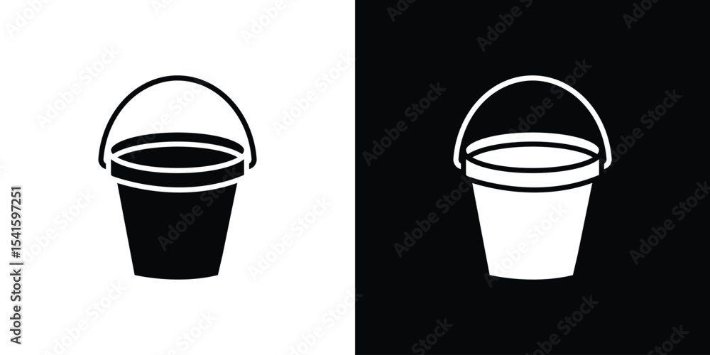 Poster bucket icon vector scalable graphics