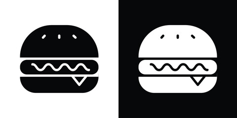 Burger icon Vector scalable graphics
