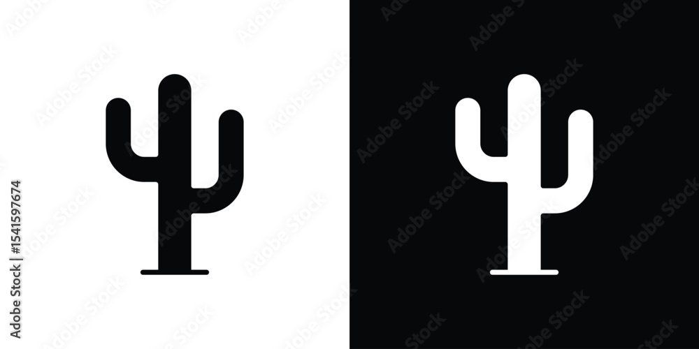 Poster Cactus icon Vector scalable graphics