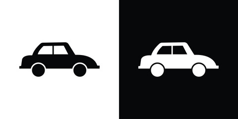 Fototapeta premium Car side view icon Vector scalable graphics