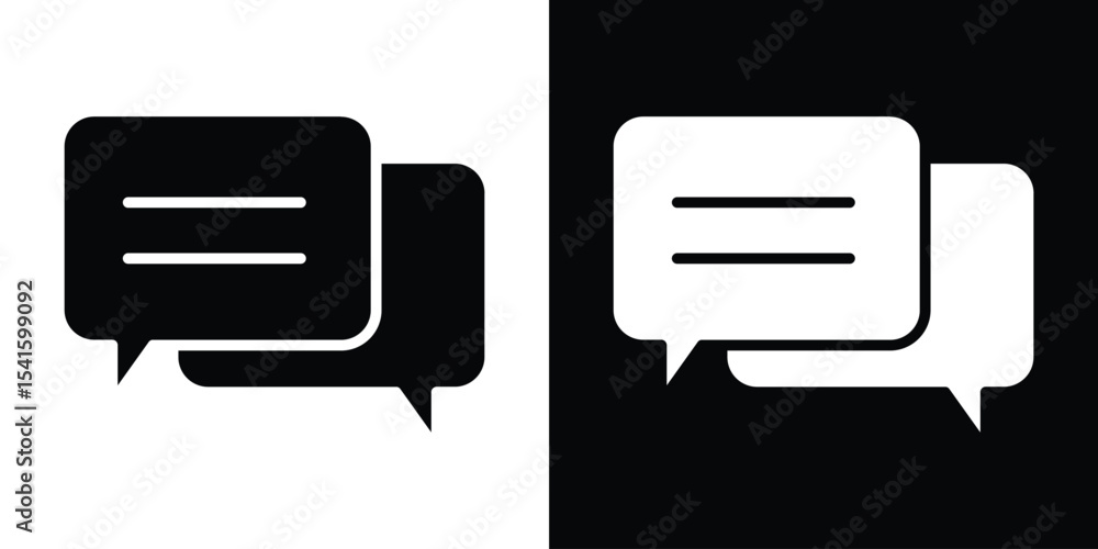 Poster chat bubble icon vector scalable graphics