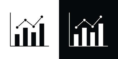 Chart histogram icon Vector scalable graphics