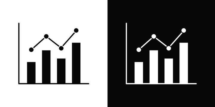 Chart histogram icon Vector scalable graphics