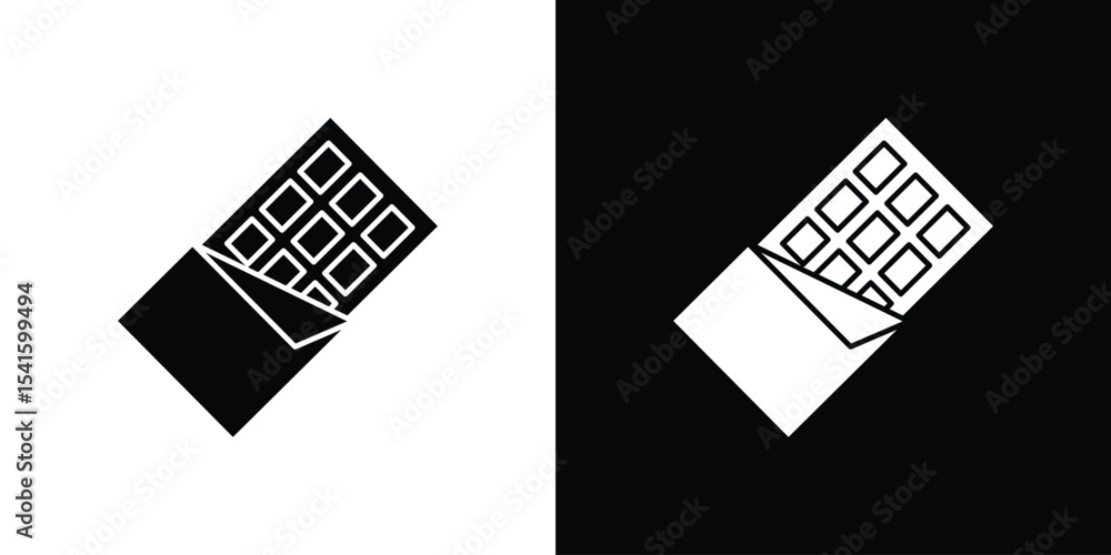 Poster chocolate icon vector scalable graphics