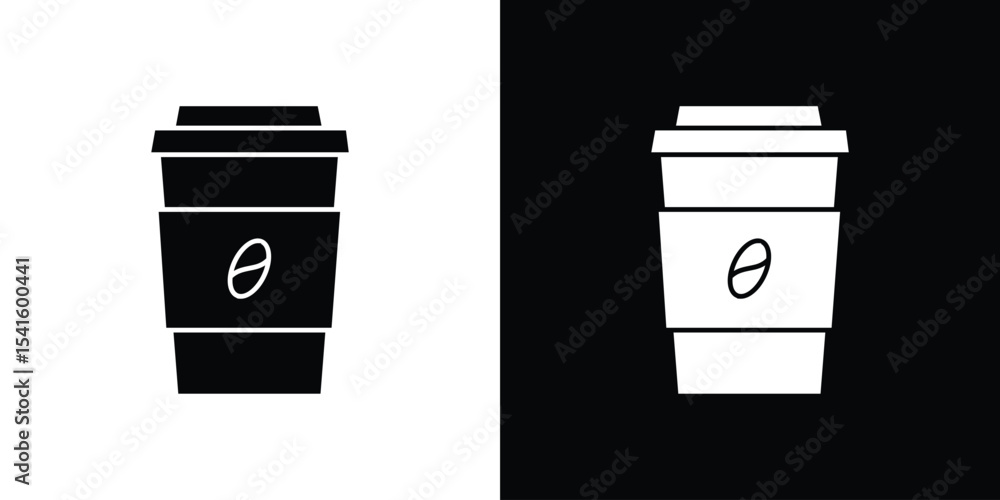 Poster coffee icon vector scalable graphics