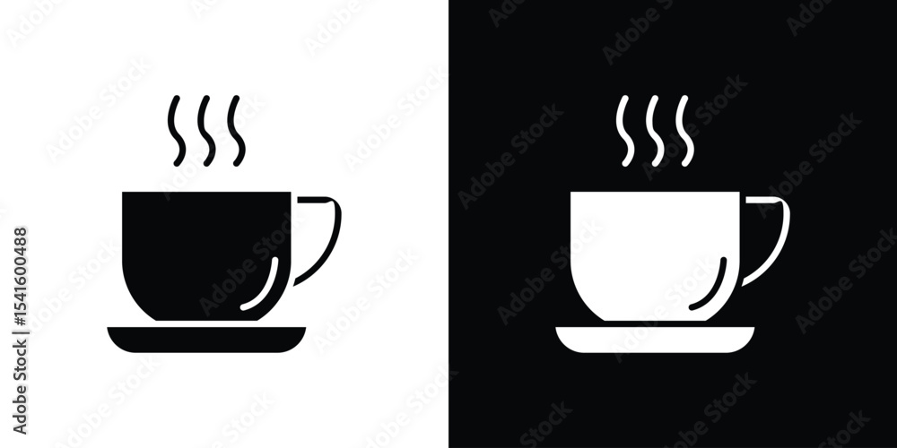 Poster coffee icon vector scalable graphics