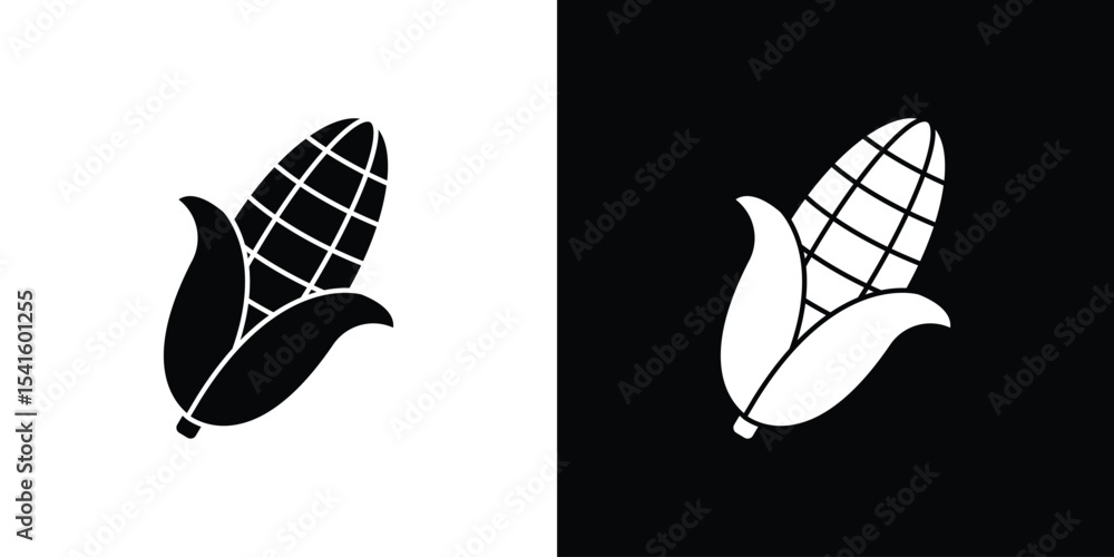 Poster corn icon vector scalable graphics