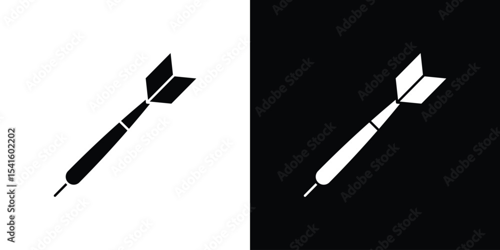 Poster dart icon vector scalable graphics