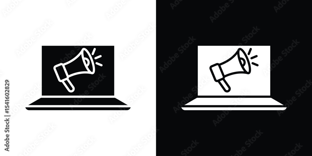 Poster digital marketing icon vector scalable graphics