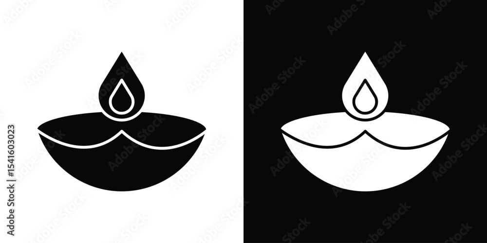 Poster diya icon vector scalable graphics