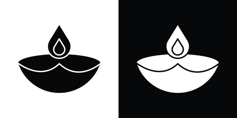 Diya icon Vector scalable graphics
