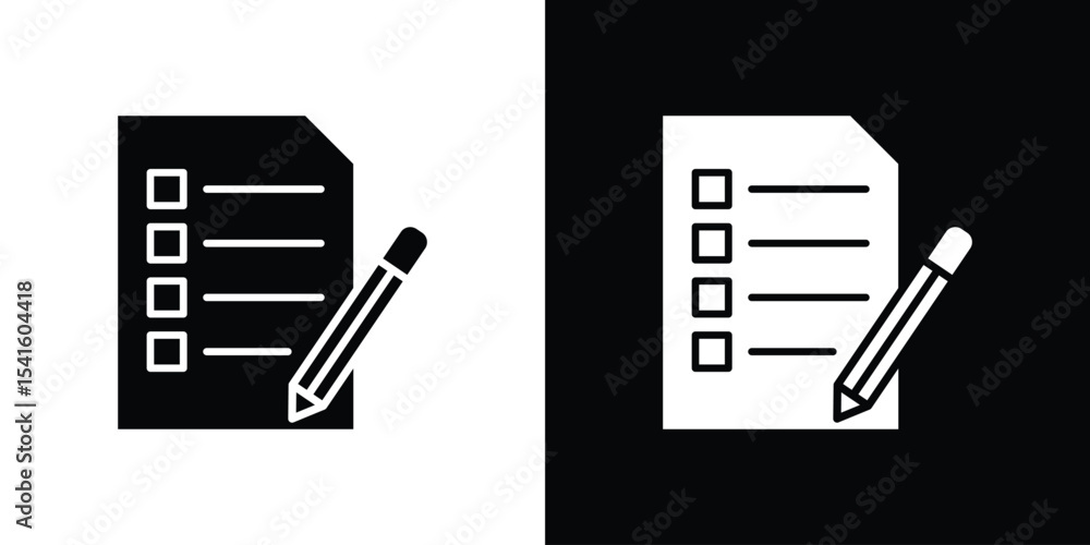 Poster Exam icon Vector scalable graphics