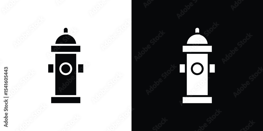 Aufkleber fire hydrant icon vector scalable graphics
