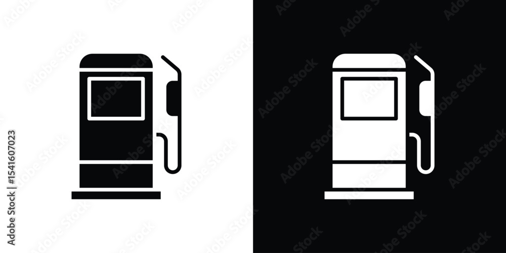 Aufkleber gas station icon vector scalable graphics