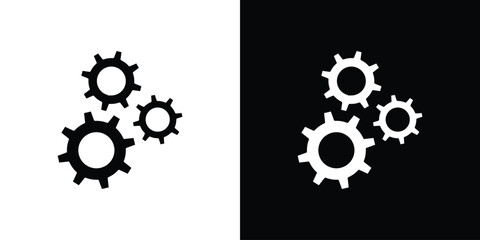 Gear icon Vector scalable graphics